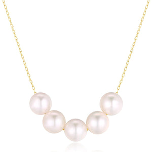 [KOKO PEARL JEWELRY] Made in Japan Natural Pearl Pearl Necklace Women's Akoya Pearl Pearl Necklace Casual Everyday Use