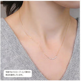 [Vendome Aoyama] Necklace K10 White Cold Diamond Ruel AJBN136340DI