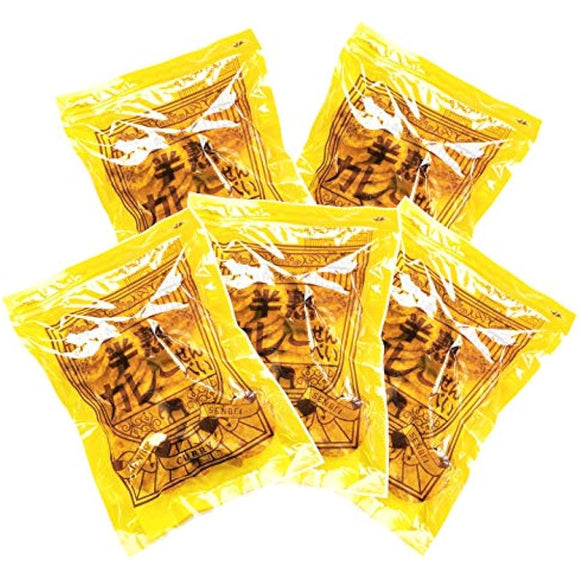 Senshichi Soft Boiled Curry Ren, 17.6 oz (500 g), 3.5 oz (100 g) x 5 Bags), Zipper Bag, Moist and Crispy Curry, Fried Crackers, Curry Senbei