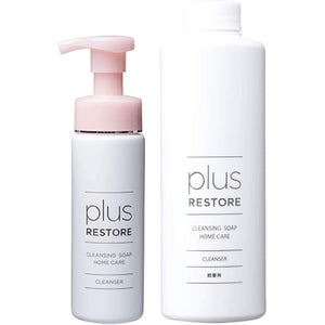 Plus Restore Cleansing Soap Foam Home Care 200mL + Refill 500mL Set with Mini Soap