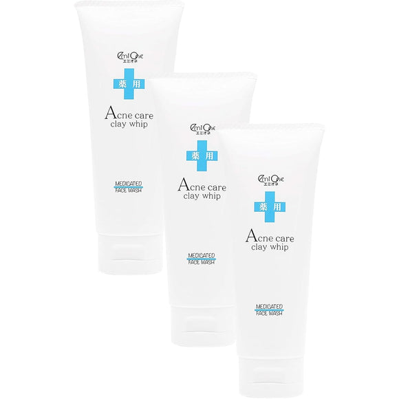 Emione Acne Care Acne Care Facial Wash [Clay Whip / 3 bottles]