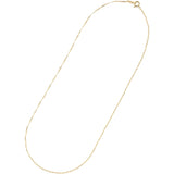 [Fairy Cullet] 18K Gold Necklace K18 Screw Chain 40cm (Width 1.1mm Approx. 1.1g)