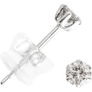 [Sophias & D.] Platinum Natural Diamond Earrings 0.2 carat (0.1ct✕2) PT900 Made in Japan 308-705