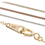 OKKO Kihei Chain Necklace Chain Only Women's K18 Thin Width 0.69mm Yellow Gold 40cm