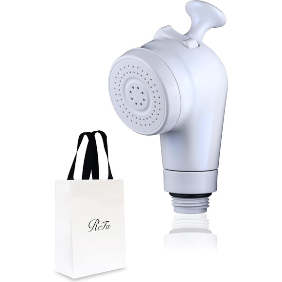 ReFa Fine Bubble Fit/ReFa FINE BUBBLE FIT White with Shopper Shower Head Nano Bubble Water Saving Moisturizing Shower Head for Dogs Shower Head for Pets