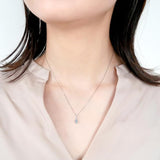 [Vendome Aoyama] [Platinum Woman] Necklace Platinum Aquamarine APVN209840AQ