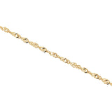 [Fairy Cullet] 18K Gold Necklace K18 Screw Chain 50cm (Width 1.5mm)