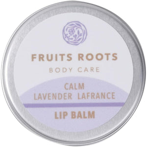 Fruit Roots Calm Lip Balm 15ml Organic Full Body Balm Lavender La France Scent Lip Balm FRUITSROOTS