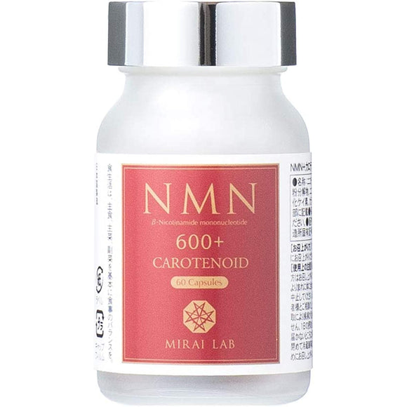 Mirai Labo NMN + Carotenoid Plus (60 Tablets), Health Supplement, Aging Care Supplement, Acid Resistant, Made in Japan
