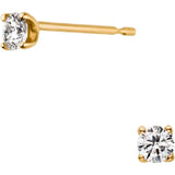 [Vendome Aoyama] Earrings K18 Yellow Gold 1 Piece Quatre AGVA0983 DI