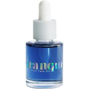 Tranquis Blue Hour Face Oil Contains 100mg of CBD 100% Natural Blue Tansy Rough Skin Moisturizing Sensitive Skin Dryness Prevention Rough Skin Prevention Additive-free Made in Japan 30mL