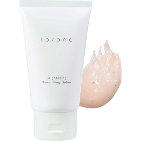 to/one Brightening Smoothing Jelly Jelly Facial Wash Made from Fruit Pulp Contains Scrub Pore Care Brightening Care 100g