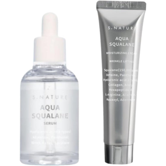 S.NATURE Aqua Squalane Moisture Cream 60ml + Aqua Squalane Serum 50ml