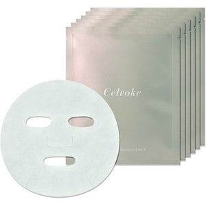 Celvoke Calm Conditioning Face Mask, 6 sheets, Made in Japan, Organic Sheet Mask