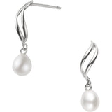 VA Vendome Aoyama Earrings K10 Yellow Gold Freshwater Pearl GAVA0367 PF