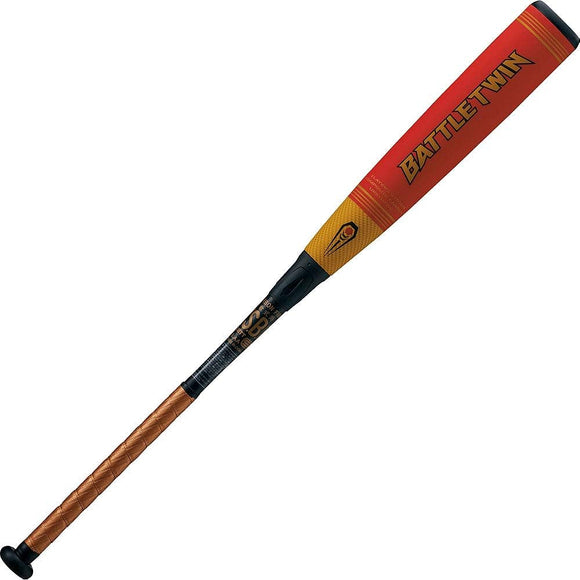 Zett Baseball Soft Bat for New Soft Balls, Battle Twin, FRP (Carbon) 84cm