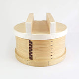 Wooden Japanese Seiro With Lid (Diameter Approx. 12.2 inches (31 cm), Japanese Hinoki Hinoki with Lid Seiro Steamer, Steamer, Sappa, Mejiya