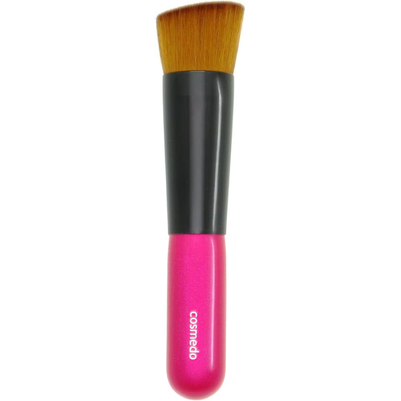 Kumano Brushes, Takumi's Makeup Brushes, Cosmedo, Angled Flat Foundation Brush, PBT, Made in Japan (Makeup Brushes, Face Brushes, Cheek Brushes, Liquid Foundation Brushes) PK-LQ11