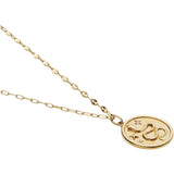 [Vendome Aoyama] Necklace K10 Snake Coin AJVN155545DI