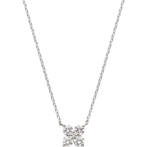 [Vendome Aoyama] Platinum Diamond Corolla Necklace APVN184745DI