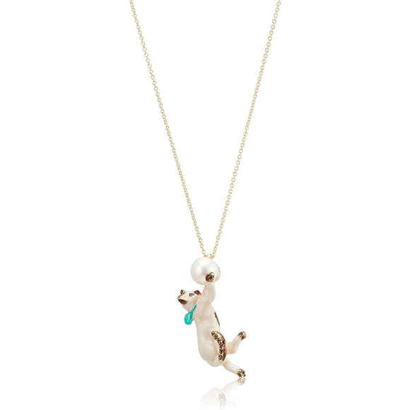 Vendome Boutique Pearl Cat Necklace VBRP150755DW