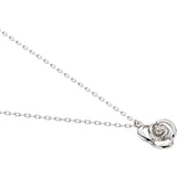 [Vendome Aoyama] Necklace K10 White Gold Diamond Christine AJBN132440DI