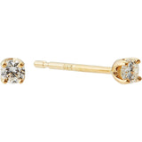 [Vendome Aoyama] Earrings K18 Yellow Gold 1 Piece Quatre AGVA0982 DI