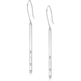 [Vendome Aoyama] Earrings Platinum Modern Long APVA2578 DI