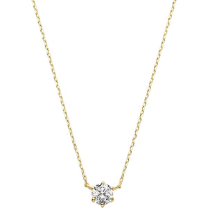 [VIH Vendome Aoyama] Necklace K18 yellow gold diamond 0.20ct single stone GGVN007840DI