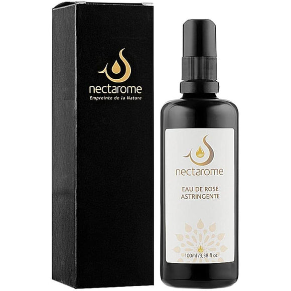 NECTAROME Rose Water (lotion/spray) for face, body, and hair [Firms and moisturizes] [Comes in an anti-oxidation light-proof bottle] [Experience the effects of Moroccan beauty]