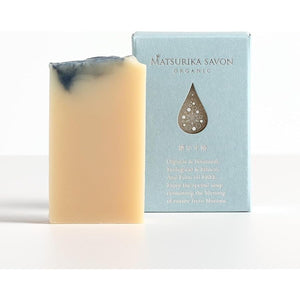 MATSURIKA Matsurika Soap [Sake Kasu Camellia Soap 75g] Okayama Additive-free Solid Face Wash Whole Body Sensitive Skin Dry Skin Normal Skin Organic Cold Process Handmade Soap