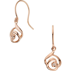 [Vendome Aoyama] Earrings K18 Pink Gold Christine AGAA1370 DI