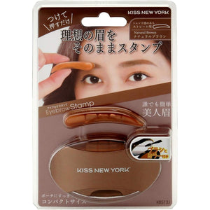 [KISS NEW YORK] NEW Eyebrow Stamp Straight (Natural Brown) 1 piece (x 1)