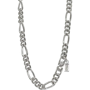 [Limited item] Figaro Titanium Necklace Length 40-60cm (45cm) Width 5.8mm Chain Men's Women's Made in Japan Sports