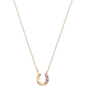 Vendome Aoyama Necklace K10 Pink Gold Horseshoe AJAN149140DI