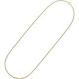 [Fairy Cullet] 18K Gold Necklace K18 2-sided Kihei Chain Made in Japan Certification Seal 10g 50cm Pull Ring