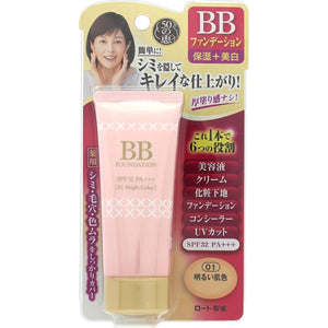 Rohto Pharmaceutical 50 no Megumi Aging Care Medicinal White BB Foundation Light Skin Color 45g