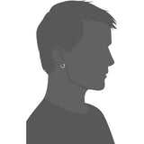 L.A.H. L.A.H. Vendome Aoyama MASS Silver PG Bicolor Men's Hoop Earrings (One Ear) HS4A0004H UP