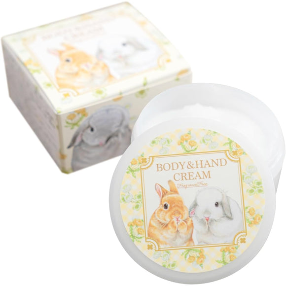 Body cream for people who live with rabbits. Hand cream. Pets. Safe. Body lotion. Moisturizing. Cosmetics. Prevents dry skin. Non-silicone. Fragrance-free. Living with pets. Living with rabbits. Dogs, cats, rabbits. Gifts for owners. Presents.