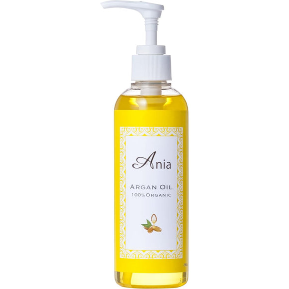 Ania 100% Organic Argan Oil 250mL [Moisturizing and Anti-Aging Oil]