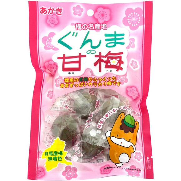 Akagi Foods Gunma Sweet Plum, 2.8 oz (80 g) x 10 Bags