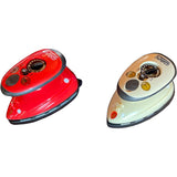 VITORA VM-02T-R Steam Mini Iron, For Overseas Use AC100-127V/220-240V 50/60Hz, Mire, Red