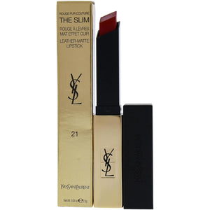 Yves Saint Laurent Rouge Pur Couture The Slim Leather Matte Lipstick - # 21 Rouge Paradoxe 2.2g/0.08oz Parallel import goods