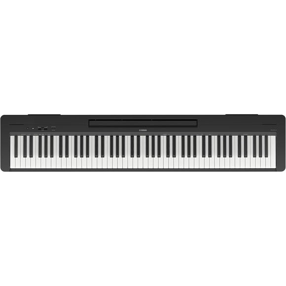 Yamaha P-145B Digital Piano, P Series, 88 Keys, Professional Touch, Compact, Portable, App, Black