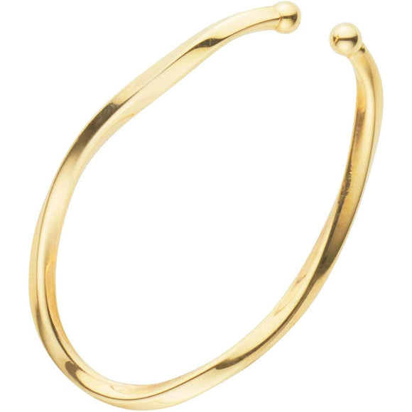 [Vendome Aoyama] [Kengo Kuma + MA,YU] K10 Yellow Gold Oval Ear Cuff [Kengo Kuma] KMJE0125H Yellow Gold