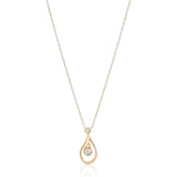 Vendome Aoyama Necklace K10 Yellow Gold AJVN132240DI Drop Necklace