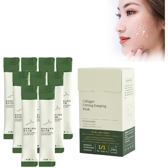 Collagen Firming Mask, Centella Frozen Sleeping Mask, Moisturizing Oil Control Sleeping Mask, Portable Wash-Free Sleeping Face Mask