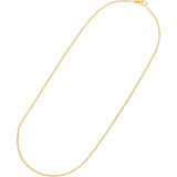 [Fairy Cullet] 24K Gold Necklace, K24 2-sided Kihei Chain, Made in Japan, Pure Gold, Certification Stamp, 5g, 45cm Pull Ring