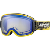 SWANS RIDGELINE Skiing and Snowboarding Goggles, Anti-Fog, Equipped with Premium Anti-Fog, Water Repellent