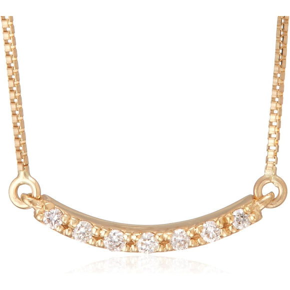 [VIH Vendome Aoyama] Necklace K18 Yellow Gold Diamond Monsourir GGVN007640DI